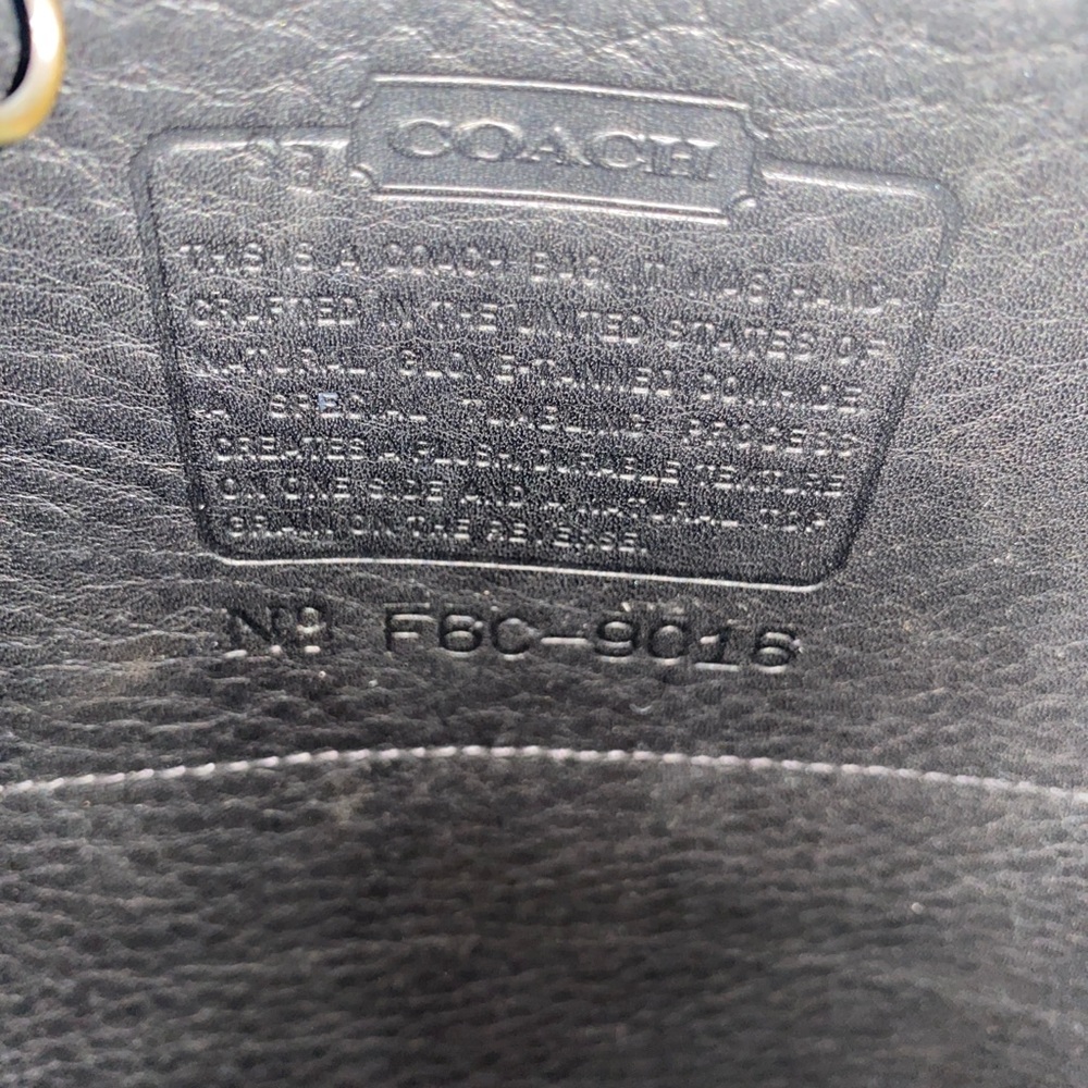 Coach Vintage 1996 Berkeley Convertible Black Suede & Leather Backpack - Picture 7 of 16